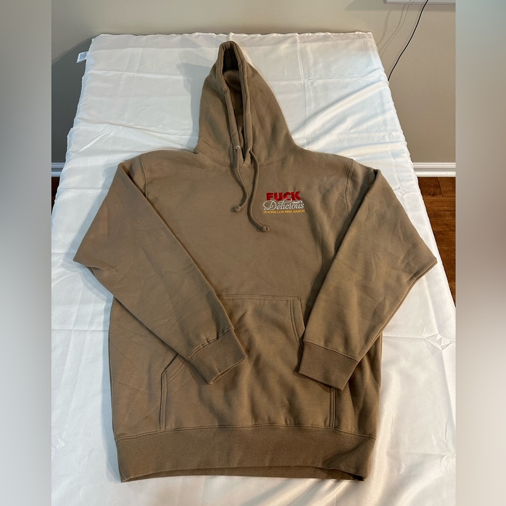 Action Bronson tan hoodie